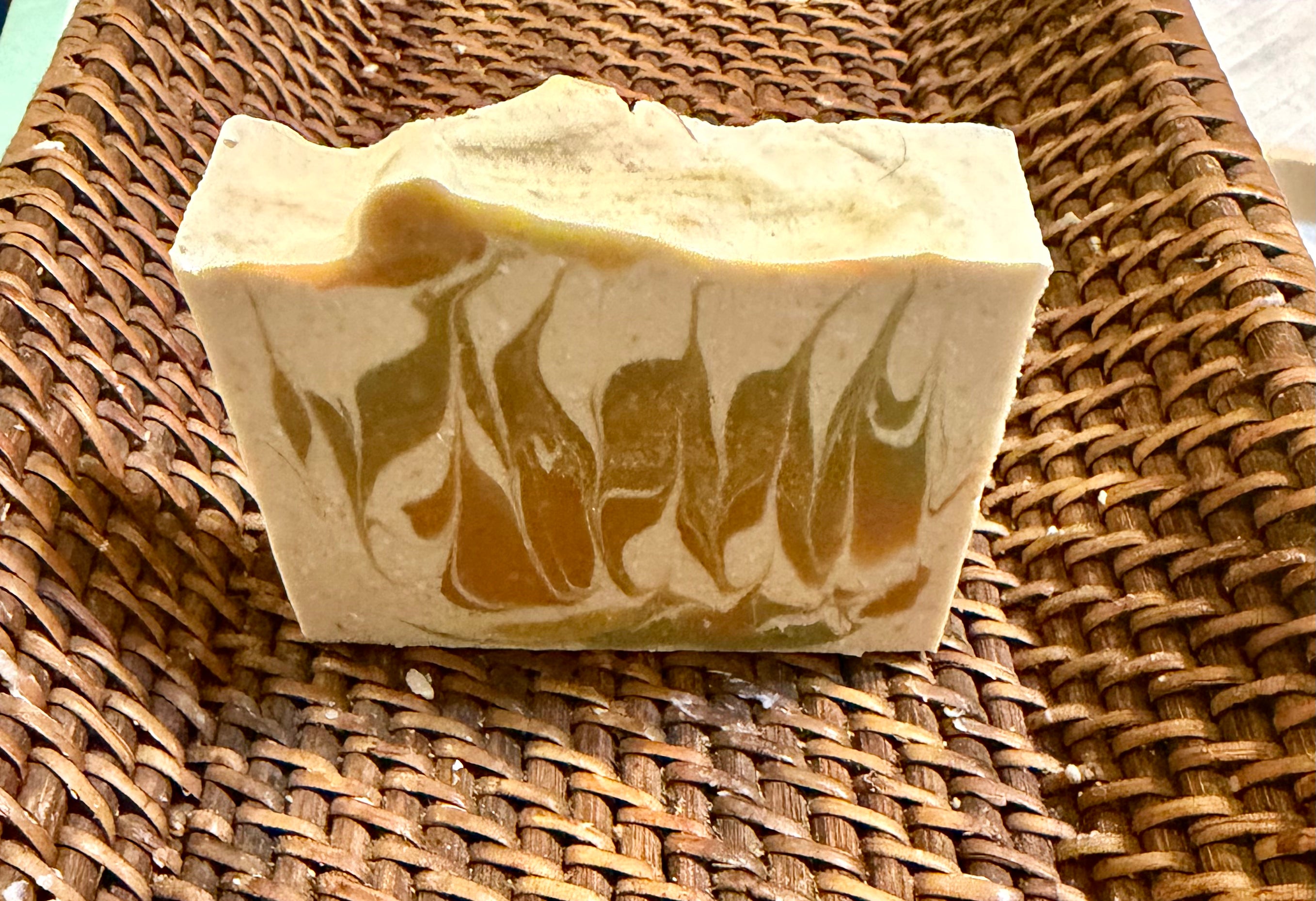 Apricot Peach Basil Goat Milk Soap Bar